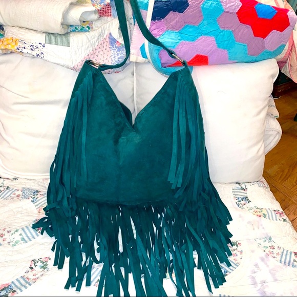 NEW HUGE EMBROIDERED FRINGED BOHO BAG FROM AUSTRALIA - ONE OF A KIND!!! - Picture 5 of 14